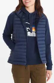 Marmot Echo Featherless Vest in Arctic Navy at Nordstrom, Size Small