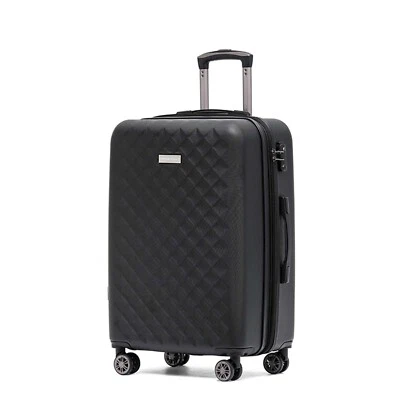 Venice 25 Inch Medium Suitcase Black