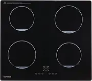 Topwish 4 Zone Induction Hob, 60 cm, Black, Touch Control, 4 Burners, 7200W, Timer, Child Lock, Boost Function, Residual Heat Indicator