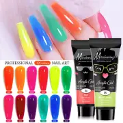 Fluorescent Nail Builder Glue Nail Extension Gel Soak Off UV Long Lasting Solid