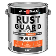 White Knight Rust Guard Grey Quick Dry True Bite Primer Paint - 4L