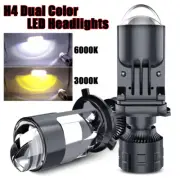 Mini H4/9003 Laser Bi-LED Projector Hyperboloid Lens 120W Dual Headlight 6K 3K