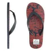 Reef - Chipper Men's Sandals/Flip Flops - Red Floral SALE