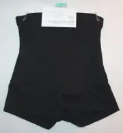 Jaclyn Smith Women's Black High Waist Tummy Smoothing Boy Short Shapewear