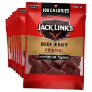 Jack Link's Beef Jerky Original - Flavorful Meat Snack for Lunches 13g Protei...