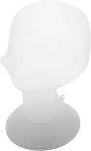 WOONEKY Inflatable Mannequin Head Display Model for Wigs and Hats Stylish Home and Salon Tool for Training and Showcasing Accessories New Frosted Design