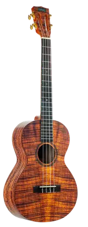 Mahalo Artist Elite Baritone Ukulele Flame Koa Finish