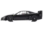 Ferrari F40 Black 1/18 Diecast Model Car by Kyosho