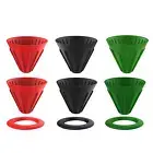 Reusable Silicone Coffee Dripper bpa Free Coffee Filter Cone Cup, Portable