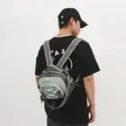 Wallets Small Backpack Solid Color Canvas Crossbody Bag Student