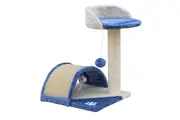 YES4PETS 50 cm Cat Scratching Post Tree Scratching Pole Climbing Post-Blue