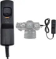 JJC Cable Wired Shutter Remote Release Control for Fujifilm X100VI X100V GFX100 X-T30 X-T5 X-T3 X-T2 X-T20 X-T10 X-Pro2 GFX 50R GFX 50S X-H1 X-T100 X-E3 X-A5 X-A10 X100F X100T XF10 Replaces RR-100