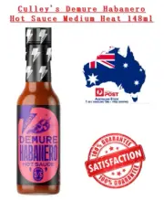 NEW Culley's Demure Habanero Hot Sauce Medium Heat 148ml + Free Shipping