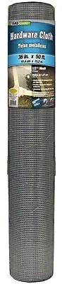 YardGard 308200B Galvanized Metal Hardware Cloth Fence, 1/2-In. Mesh, 19-Ga.,