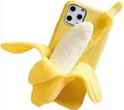 3D Yellow Banana Silicone Phone Case for iPhone iPhone 12 or 12pro
