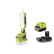 Ryobi R18ALP-0 Flashlight Battery 18V ONE+ 18 LEDs 900 Lumens 6m 5700K Kit 2.5Ah