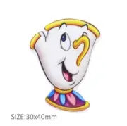 5 pc. Planar Resin Hair Bow Center 2014531 Beauty and the Beast Belle Princess