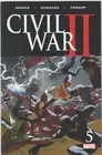 CIVIL WAR II #5 (2016) MARKO DJURDJEVIC 1st print CARDSTOCK ~ UNREAD NM