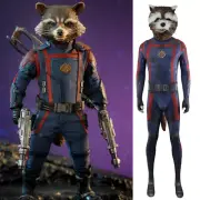 Guardians of the Galaxy Rocket Raccoon Bodysuit Costume Cosplay Halloween