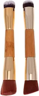 IWOWHERO Professional Makeup Brushes Set Double-ended Blush Brush High-density Bristles Safe Washable for Beginners