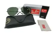 New Ray-Ban Sunglasses Cockpit 3362 004 Gunmetal Green 59mm