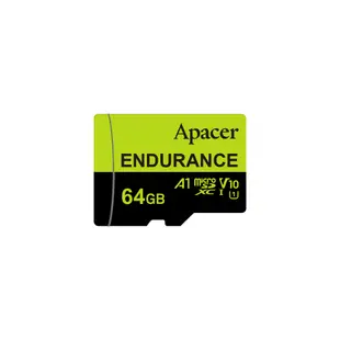 Apacer宇瞻 64GB MicroSDXC V10 A1 (U1) 高效監控記憶卡