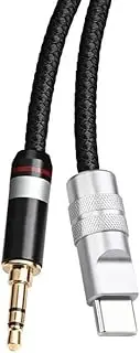 HiFi USB Type C to 3.5mm Auxiliary Audio Cable Headphone Speaker Headphone Jack Adapter Car Auxiliary(I to Type-c,5m)