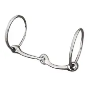 Weaver Draft NP Nickel Plated Ring 6" Snaffle Mouth Bit Bits Horse Tack