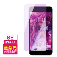 在飛比找momo購物網優惠-iPhone 5 5s 5c SE 高清藍紫光非滿版9H玻璃