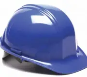 Case of 16 CONDOR Hard Hats - Blue - Pinlock - Side Slots - No Graphics - New