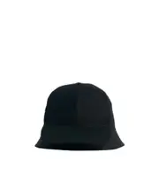 baseball-panel leather bucket hat M black