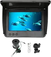 Underwater Fishing Camera, Portable Fish Finder Camera with 5 Inch 800 X 480 HD Screen, 2500CD Brightness, 30m Cable, 220° Viewing Angle Fish Finder for Ice Lake Boat Sea Fishing