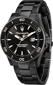 [2 Years Warranty] Maserati Competizione 43mm Men's Quartz Wristwatch Luminous Dial Needles R8853100035 Japanese Movement [Official Genuine Product]