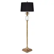 CAFE LIGHTING Langley Floor Lamp - Antique Gold