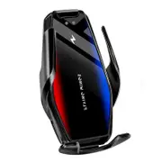 15W Qi Wireless Charger Infrared Smart Sensor Air Vent Car Phone Holder for 4.0-6.5 Inch Qi-enabled Smart Phone BLACK COLOR