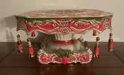 Dept 56 Time To Celebrate Christmas Tassel Pedestal Mint in Box Old Stock