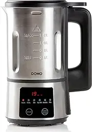 DOMO DO727BL 'My Soup Express' Soup Cooker 1.2 L 6 Programmes Silver