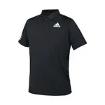 ADIDAS 男短袖POLO衫-亞規 吸濕排汗 慢跑 路跑 運動 上衣 愛迪達 GL5421 黑白