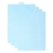 4Pcs Plastic Mesh Canvas Sheets 8.27"x11" 14 Count 0.8mm Hole Blank Canvas Blue