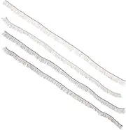 ASAKKURA 4pcs Doll False Eyelashes Strips for Toys Lashes Craft Doll Supplies Fake Eyelash Pack