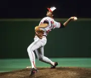Pitcher Jim Palmer Baltimore Orioles pitches to the Philadelphia P- Old Photo 3