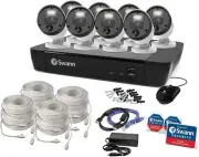 Swann Security Camera System CCTV, 8 Camera 8 Channels POE NVR SWNVK-876808 NEW