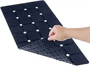 Bathtub Mat Non Slip Silicone Soft Odorless Large Bath Mat with Suction Cups for Shower Mat Non Slip Extra Long Bath Mat 15x28inch Navy