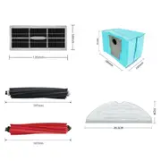 13pcs For S8 Pro Ultra S8+ S8 Vacuum Spare Parts Main Side Brushes Mop Cloths Filters Dust Bags Acc