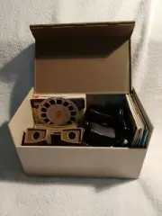 DOUBLE VIEW-MASTER W/CASE & STEREO SLIDES. SAWYER'S... "VINTAGE 1960's"
