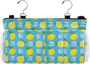 miaozhen Summer Lemon Ice Block Bedside Essentails Pocket Bedside Hanging Storage Bag for Remotes Phone,College Dorm,Camp,Baby Bed Rails soporte de cama