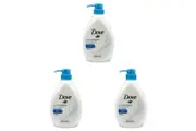 3x Dove 550ml Nourishing Body Wash Moisturising Bath Soap Gentle Exfoliating