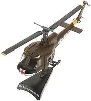 Daron Worldwide Trading Postage Stamp UH-1 Huey MEDEVAC US Army Vehicle (1/87 Scale)