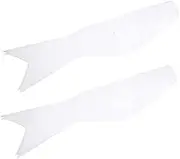 KICHOUSE 2Pcs DIY Blank Carp Windsocks for Art Graffiti Patio Hanging Decor Easy to Clean Canvas Streamers for Indoor Outdoor Use for Home Garden Display