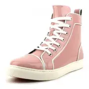 FI-2416 Pink Patent Leather Lace up High top Sneaker Encore by Fiesso